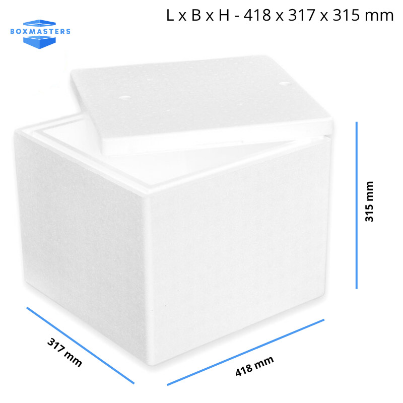 EPS Dozen EPS doos 23 L - 418 x 317 x 315 mm 2 EPS doos 23 L - 418 x 317 x 315 mm - Afbeelding 2
