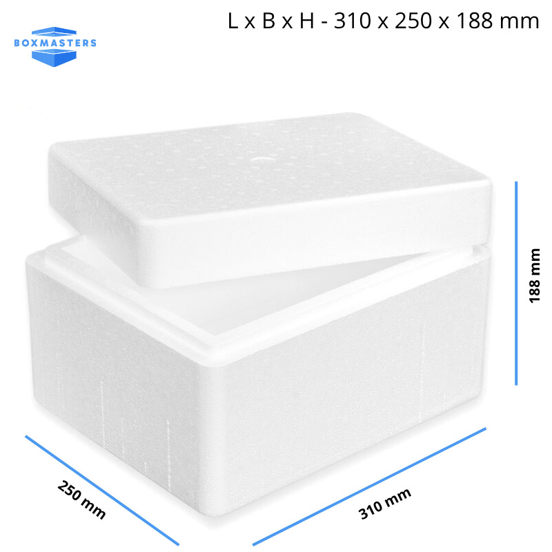 EPS Dozen EPS doos 7.3 L - 310 x 250 x 188 mm 2 EPS doos 7.3 L - 310 x 250 x 188 mm - Afbeelding 2